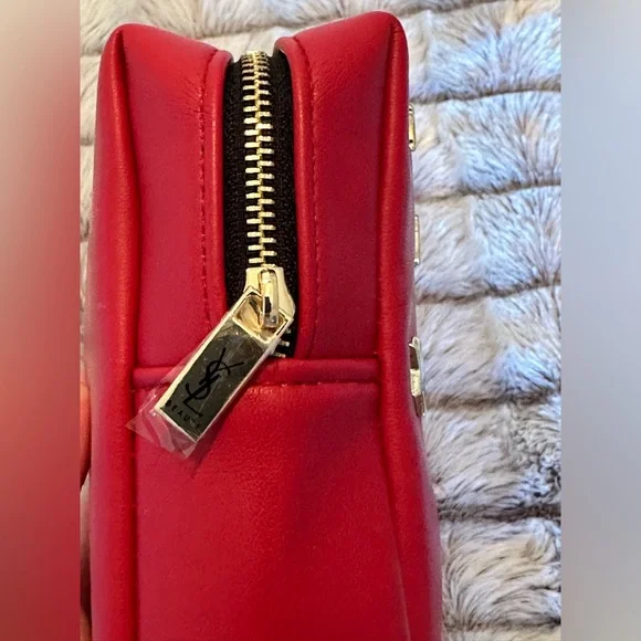 Yves Saint Laurent bundle Beaute leather cosmetic bag and night serum, Brand New - Picture 5 of 8